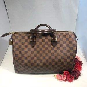 ❤️Louis Vuitton speedy 30 Damien  with 🔐awesome